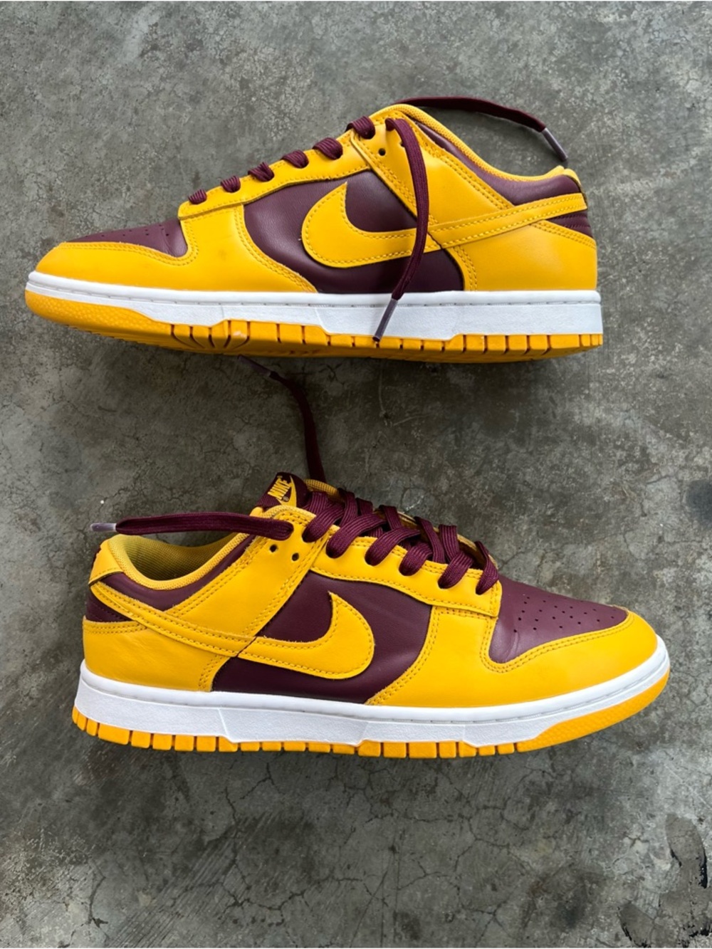 Nike Dunk Low Arizona State ASU Retro Sneakers Men’s Size 8.5 - Picture 6 of 11
